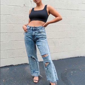 *LILAC* Ribbed Seamless Knit Bralette